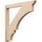 Ekena Millwork 6-in W x 48-in D x 48-in H Balboa Trad Rough Cedar Woodgrain TimberThane Outlooker, Primed Tan OUTUR060X48X48BOA04RCPR - alternate 1